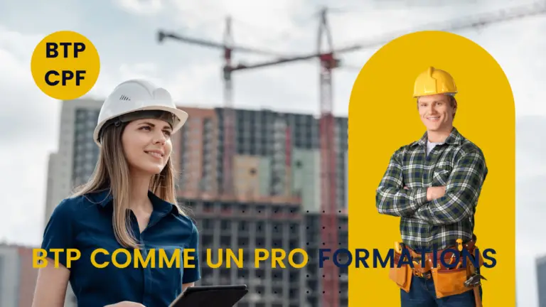 BTP CPF Comme un Pro formations Académie E-learning